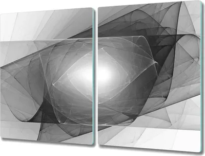Produktbild von Coloray Herdabdeckplatte 2x40x52 cm Schneidebrett Kochplattenabdeckung Küchenbrett Hackbrett - Computer-Visualisierung