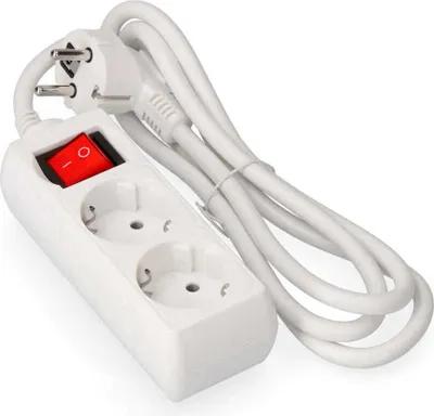Produktbild von Regleta Enchufes 2 Tomas con Interruptor EDM 41016 Geerdet (1,5 m)
