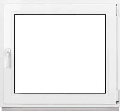 Produktbild von Framex Kellerfenster Weiß BxH 80x45cm (800x450mm) 2fach (32mm) Dreh Kipp DIN Rechts - Kunststofffenster Premium Fenster - Alle Größen