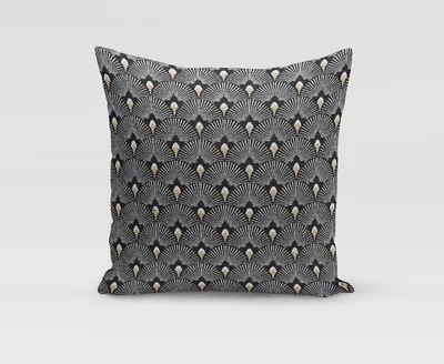 Produktbild von Schöner Leben Kissenhülle Jacquard Pfau 50x50cm