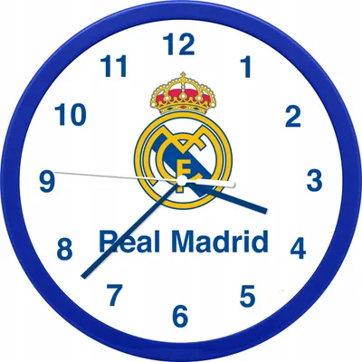 Produktbild von Zegar ścienny dla dzieci Real Madrid od KIDS LICENSING – oficjalny produkt