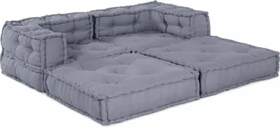 Obrázok produktu pre vidaXL Modulárna sedacia súprava, 2 kusy, látka, sivá, 140 x 70 x 56 cm