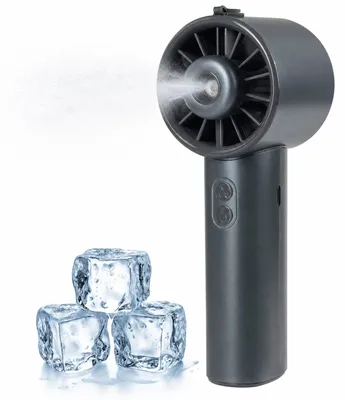 Image de AWAVE® Ventilateur de poche portable avec fonction de brumisation | Noir