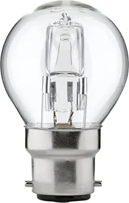 Produktbild von NCC-Licht  Halogen Leuchtmittel P45 Tropfen 18W = 21W B22 klar dimmbar warmweiß