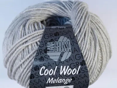 Produktbild von Cool Wool Mélange 443 | Hellgrau meliert