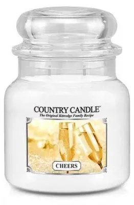 Immagine prodotto di Candela profumata Country Candle Cheers, formato medio, con 2 stoppini (453 g)