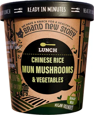 Immagine prodotto di RISO CINESE CON VERDURE E FUNGHI MUN 55 g - UNA STORIA TUTTA NUOVA
