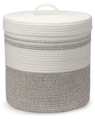Image de Panier à linge pliable avec couvercle, idéal pour une chambre d'enfant