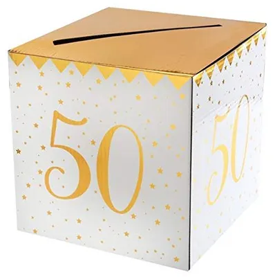 Produktbild von Brief- und Kartenbox zum 50. Geburtstag