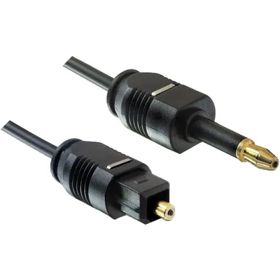 Produktbild von DeLOCK 2m Toslink, TOSLINK, Mini-TOSLINK, Gold
