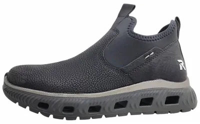Immagine prodotto di Scarpe da donna Rieker, stivaletti slip-on, mocassini, colore nero, per il tempo libero