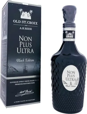 Produktbild von Old St. Croix (A.H. Riise) Non Plus Ultra Black Edition + Box 700ml 42% Vol.