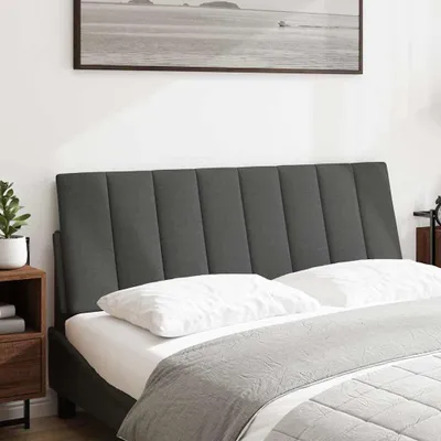 Immagine prodotto di vidaXL Cuscino per testiera "Hanko" grigio scuro 120 cm tessuto