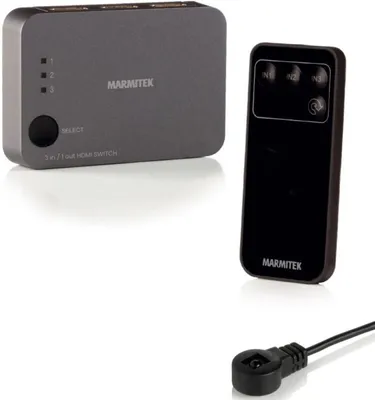 Productafbeelding van Marmitek Connect 310 UHD 2.0 HDMI AutoSwitch: 3 ingangen, 1 uitgang, 4K60