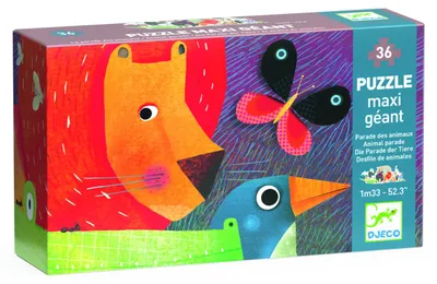 Image de Puzzle géant Parade des animaux, Djeco