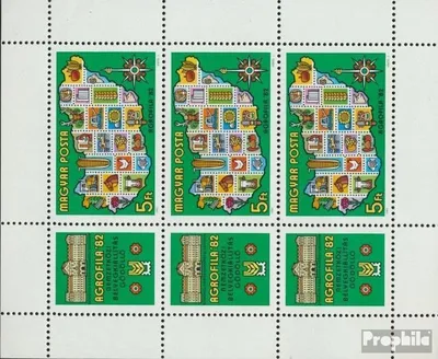 Produktbild von Briefmarken Ungarn 1982 Mi 3575A Klb Kleinbogen (kompl.Ausg.) postfrisch Briefmarkenausstellung