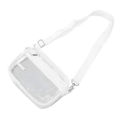 Obrázok produktu pre Priehľadná taška cez rameno, priehľadná taška cez rameno, PVC priehľadná taška cez rameno, vodotesná priehľadná taška cez rameno, priehľadná taška cez rameno, PVC priehľadná taška cez rameno
