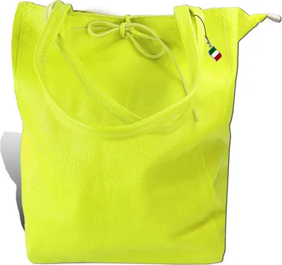 Produktbild von Florence Tasche gelbgrün Leder Shopper D2OTM107Y