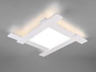 Produktbild von Trio LED Deckenleuchte Weiß matt