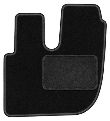 Imagen del producto de Alfombrilla conductor de moqueta para Renault Midlum 1997- (comercial) – 1 pieza, negra, a medida – Wielganizator LUX