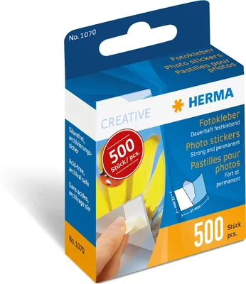 Produktbild von HERMA Foto Kleber im Kartonspender Inhalt: 500 Stück