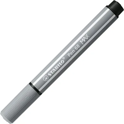 Produktbild von STABILO Pen 68 MAX, 1 Farben, Grau, 5 mm, 1 mm, Grau, Rund