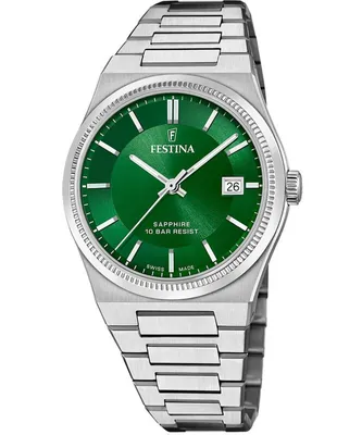 Zdjęcie produktu dla Zegarek męski FESTINA 20034/3 zielony klasyczny