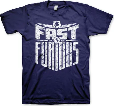 Produktbild von Fast & Furious - Est. 2007 T-Shirt - Small - Navy