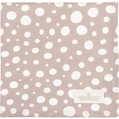 Produktbild von Greengate Stoffserviette Neva Baumwolle Beige (40x40cm)