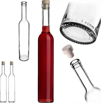 Image de KADAX 2x flacon de 500ml pour les teintures avec bouchon Fi19
