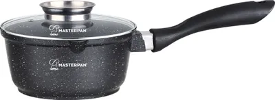 Obrázek produktu pro Pánev MASTERPAN černá, 16 cm, s nepřilnavým povrchem, s poklicí MP2142