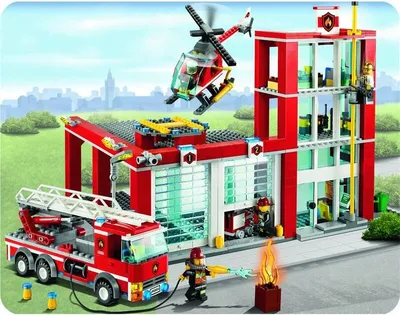 Produktbild von Lego 60004 Feuerwehr - Hauptquartier