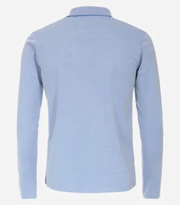 Produktbild von Redmond - Herren Polo-Shirt Langarm (912111), Größe:L, Farbe:Blau(12)