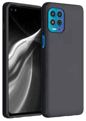 Produktbild von kwmobile Handyhülle für Motorola Moto G100 / Edge S Hülle - TPU Case - Kabelloses Laden - Schutzhülle Cover in Schwarz matt