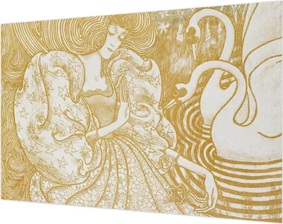 Zdjęcie produktu dla Tapeta ścienna – tapeta dekoracyjna do salonu – folia tapetowa do dekoracji ścian – 104 x 70 cm – Kobieca elegancja