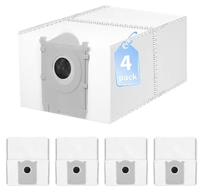 Produktbild von Staubbeutel für Saugroboter - 3 Liter Kapazität - Ersatzteile für T50 PRO Gen3 OMNI, T50 OMNI, X9 PRO OMNI, X8 PRO OMNI, T80 OMNI, T30C OMNI Gen 2, X8 OMNI - 4 Stück