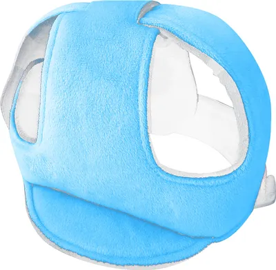 Produktbild von Baby Helm Stoßdämpfende Leichte Atmungsaktive Einstellbare Weiche Säuglingsschutzhelm (Blau)