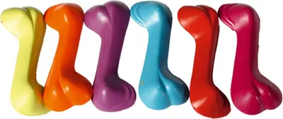 Produktbild von Karlie Knochen - Hundespielzeug - Gummi - Sortiert - 14x6x4 cm