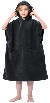Produktbild von Handtuch-Poncho mit Kapuze für Kinder