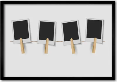 Produktbild von Bild - Bilder - Bilderrahmen - 70 cm x 50 cm - MDF-Rahmen, Wandkunst Bilderrahmen