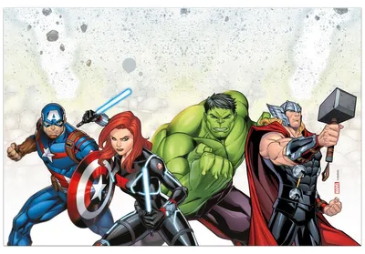 Produktbild von Tischdecke Marvel The Avengers 120x180cm