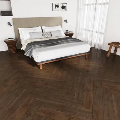 Selbstklebende PVC-Vinylbodenfliesen, Holzoptik, braun, 16 Stück