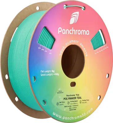 Produktbild von Polymaker Panchroma Basic PLA Filament, 1,75mm, 1kg - Farbton: Teal