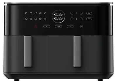 Produktbild von Xiaomi Dual Zone, Heißluftfritteuse, 10L, 101 Rezepte, Neun voreingestellte Modi