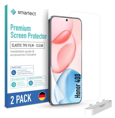 Produktbild von 2x TPU Schutzfolie Klar für Honor 400 Displayschutz Panzerfolie Folie