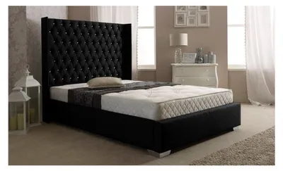 Immagine prodotto di Letto Chesterfield di design camera da letto rivestimento in Similcuoio 140/160/180/200 cm