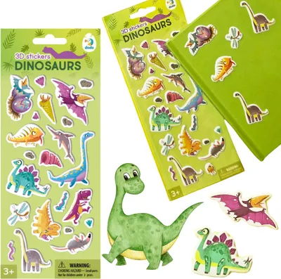 Obrázek produktu pro Samolepky 3D dinosauři pěna