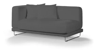 Produktbild von Dekoria Bezug für Tylösand 2-Sitzer Sofa nicht ausklappbar, dunkelgrau, Bezug für Tylösand 2-Sitzer