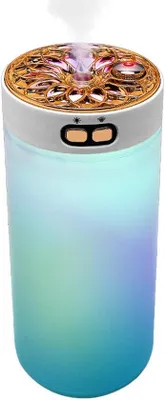 Immagine prodotto di Umidificatori da scrivania personali | Piccoli umidificatori portatili con luci colorate, umidificatori da tavolo per il soggiorno
