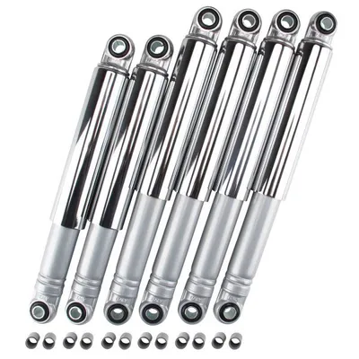 Zdjęcie produktu dla Zestaw obniżający amortyzator srebrny/chrom 260 mm + 2x 290 mm do Simson DUO